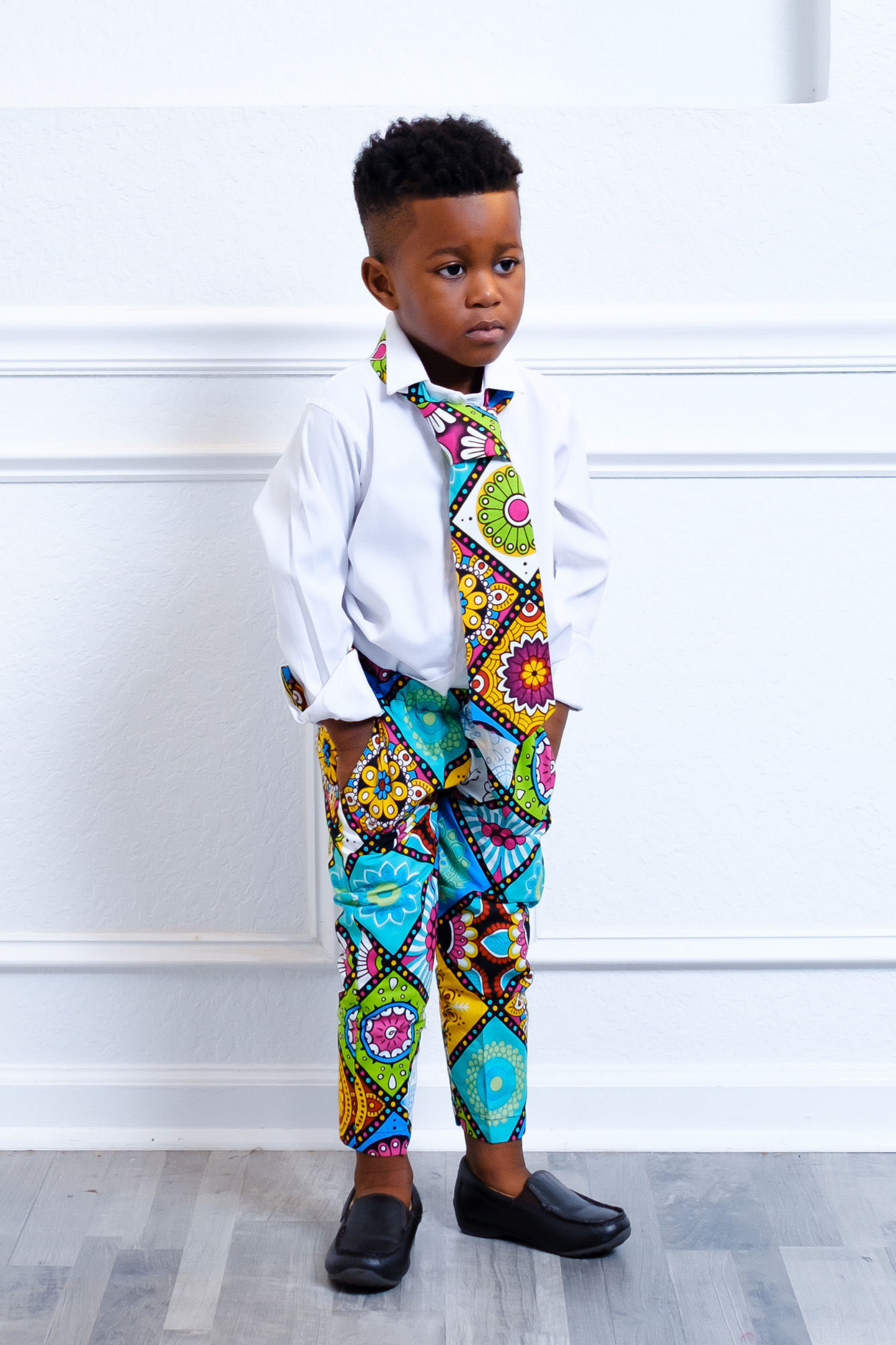Bimbo Kid's African Print Set
