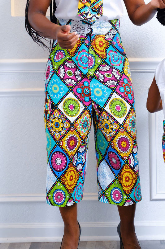 Bimbo Women's African Print Pants